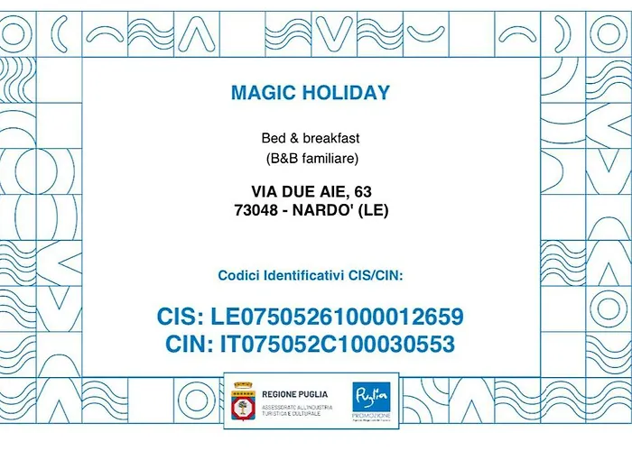 Magic فندق مبيت وإفطار Nardò
